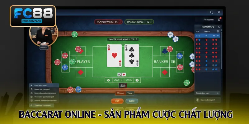 Baccarat online - Sản phẩm cược chất lượng