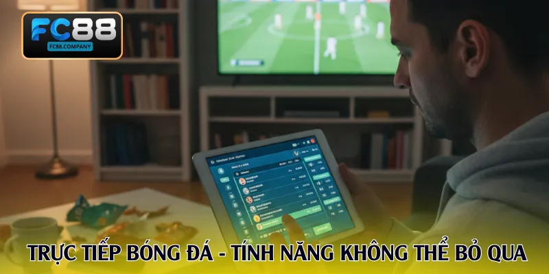 Trực tiếp bóng đá - Tính năng không thể bỏ qua