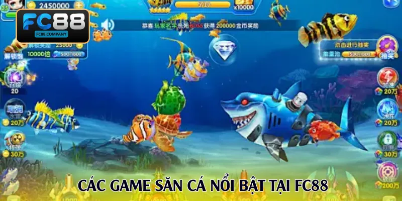 Top game săn cá nổi bật tại FC88
