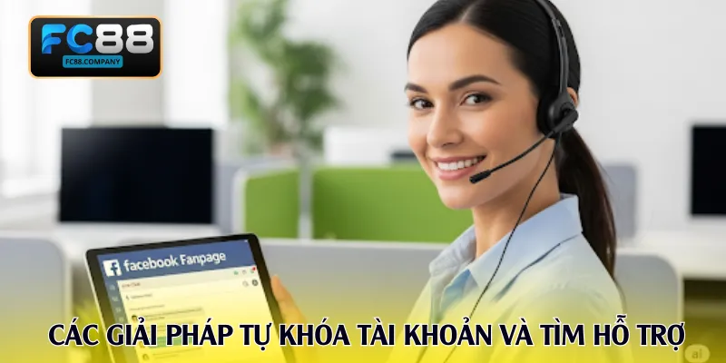 Các giải pháp tự khóa tài khoản và tìm hỗ trợ