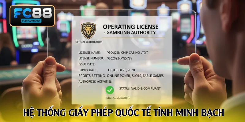 Hệ thống giấy phép quốc tế minh chứng cho tính minh bạch